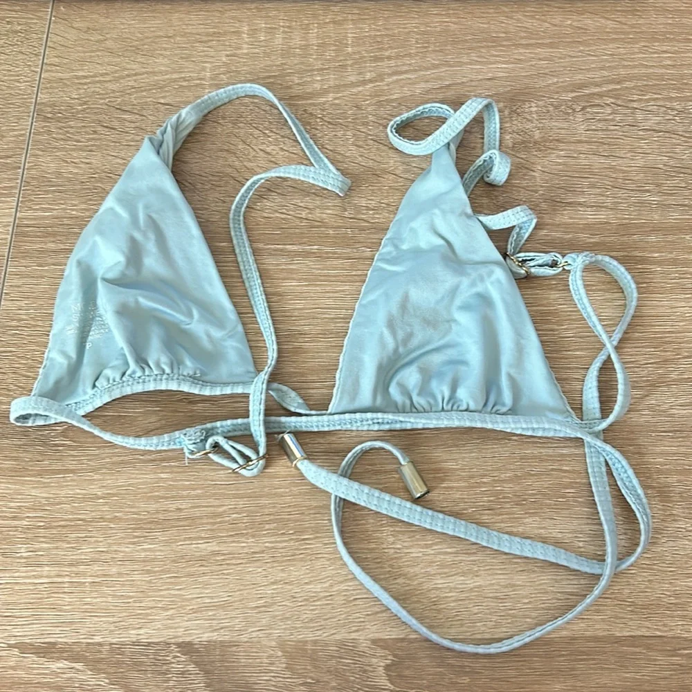 Monday swimwear ribbed bikini top